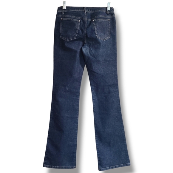 Lafayette 148 New York Mini Flare Straight Leg Jean - Picture 2 of 6